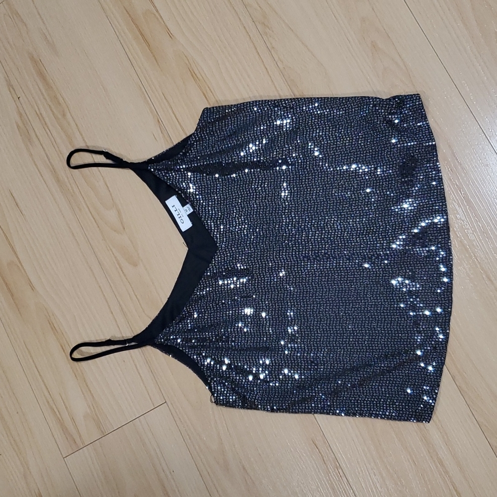 Gilli, sequin top, M